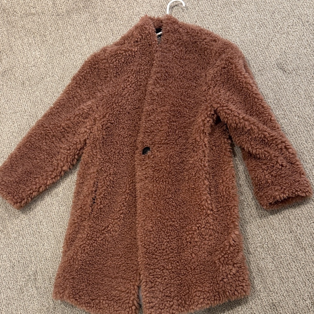 Cozy Brown Faux Fur Coat